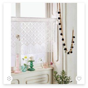 Opalhouse macrame valance curtain